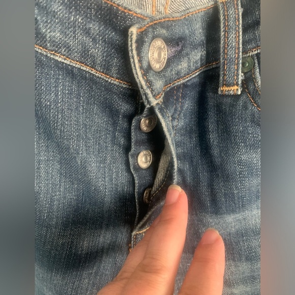 7 For All Mankind “Boy Cut” Button Fly Jeans - Picture 4 of 7